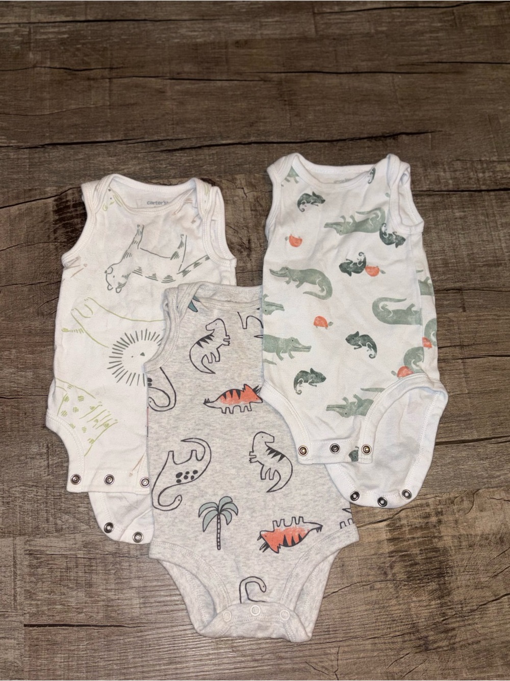 Baby  One-Piece Bodysuits - 3 Pack